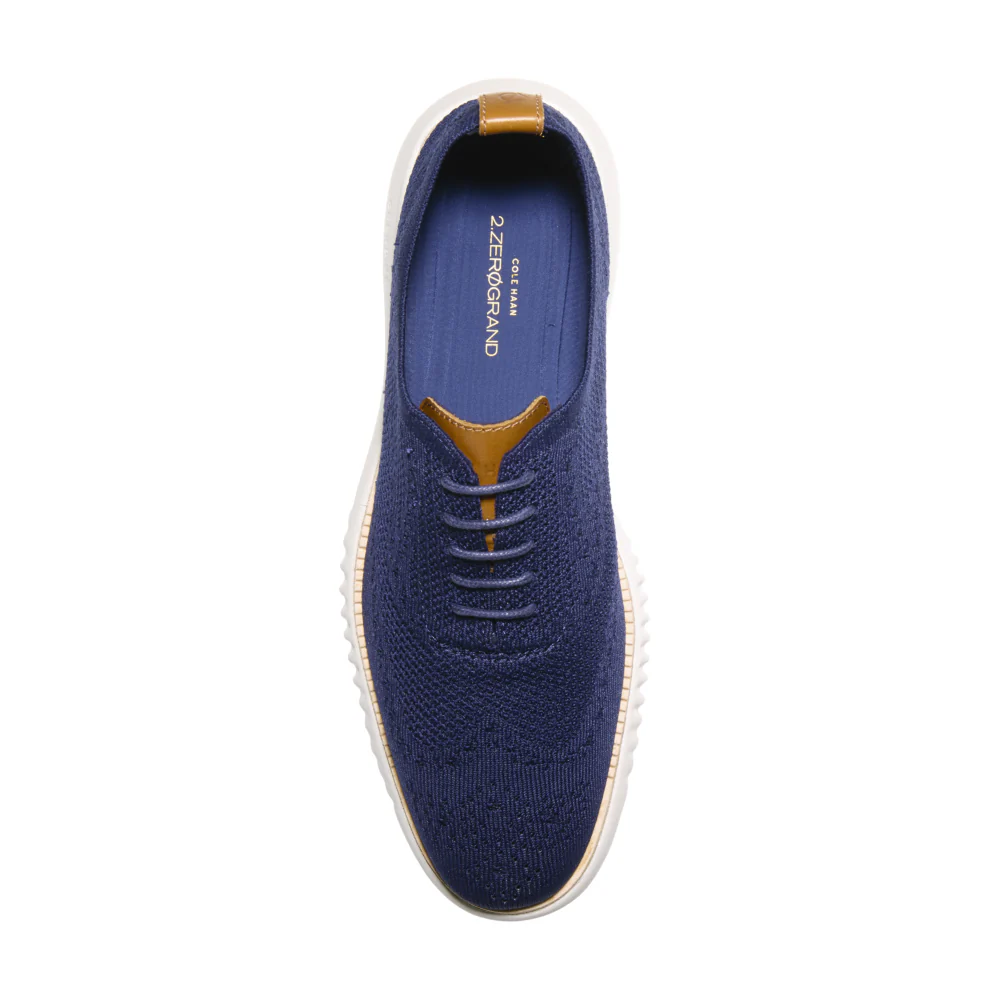 Cole Haan Men's 2.ZEROGRAND STITCHLITE OXFORD - Marine Blue/Vapor Grey - Image 3
