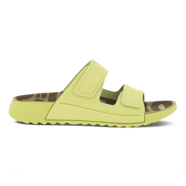 Ecco Women's 2nd Cozmo Two Band Slide - Sunny Lime - Image 2