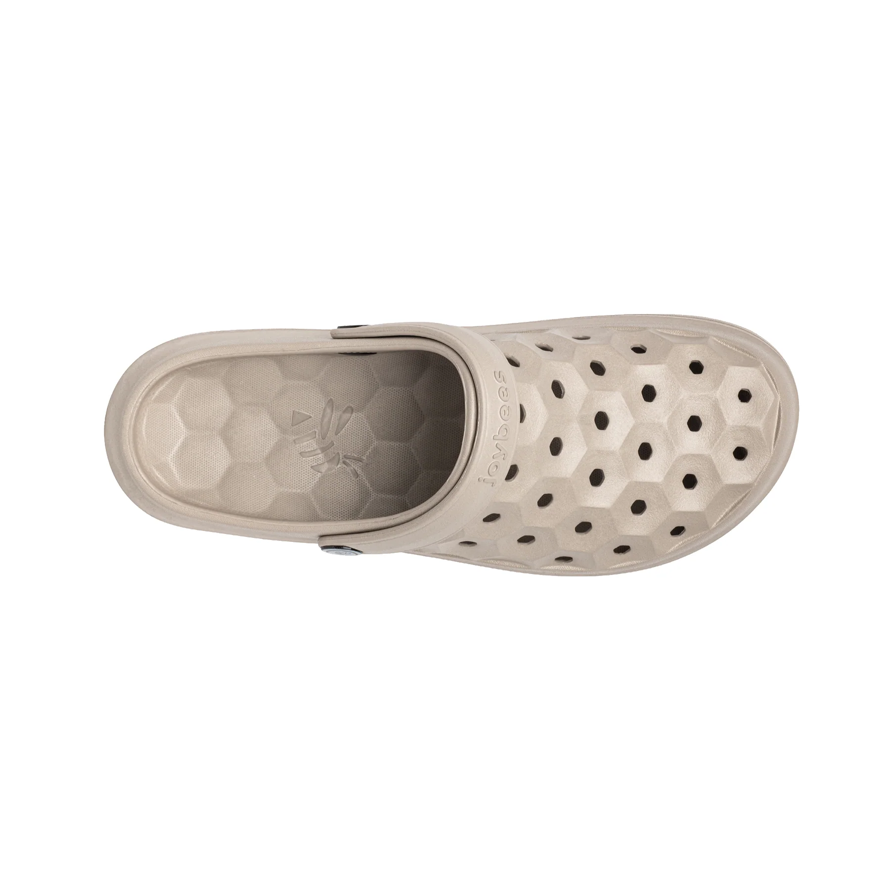 Joybees Unisex Varsity Clog - Taupe - Image 3