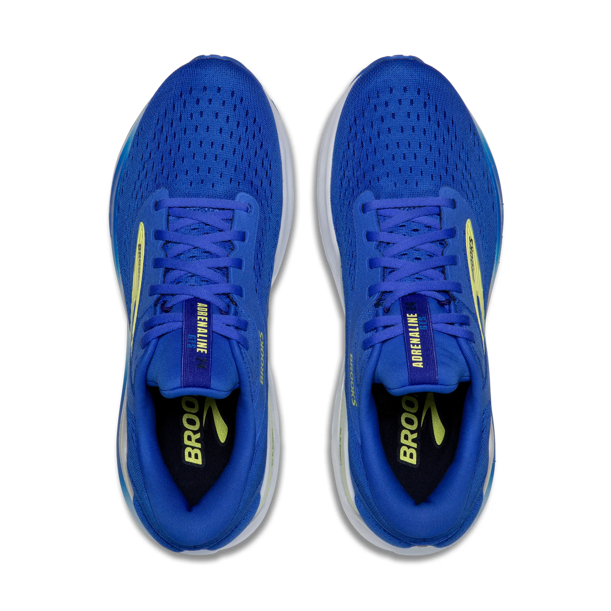 Brooks Men's Adrenaline GTS 24 Running Shoes - Cobalt/Neo Yellow/Peacoat - Image 5