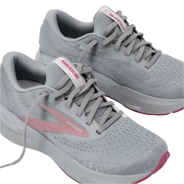 Brooks Women's Adrenaline GTS 24 Sneaker- Alloy/White/Zephyr - Image 3