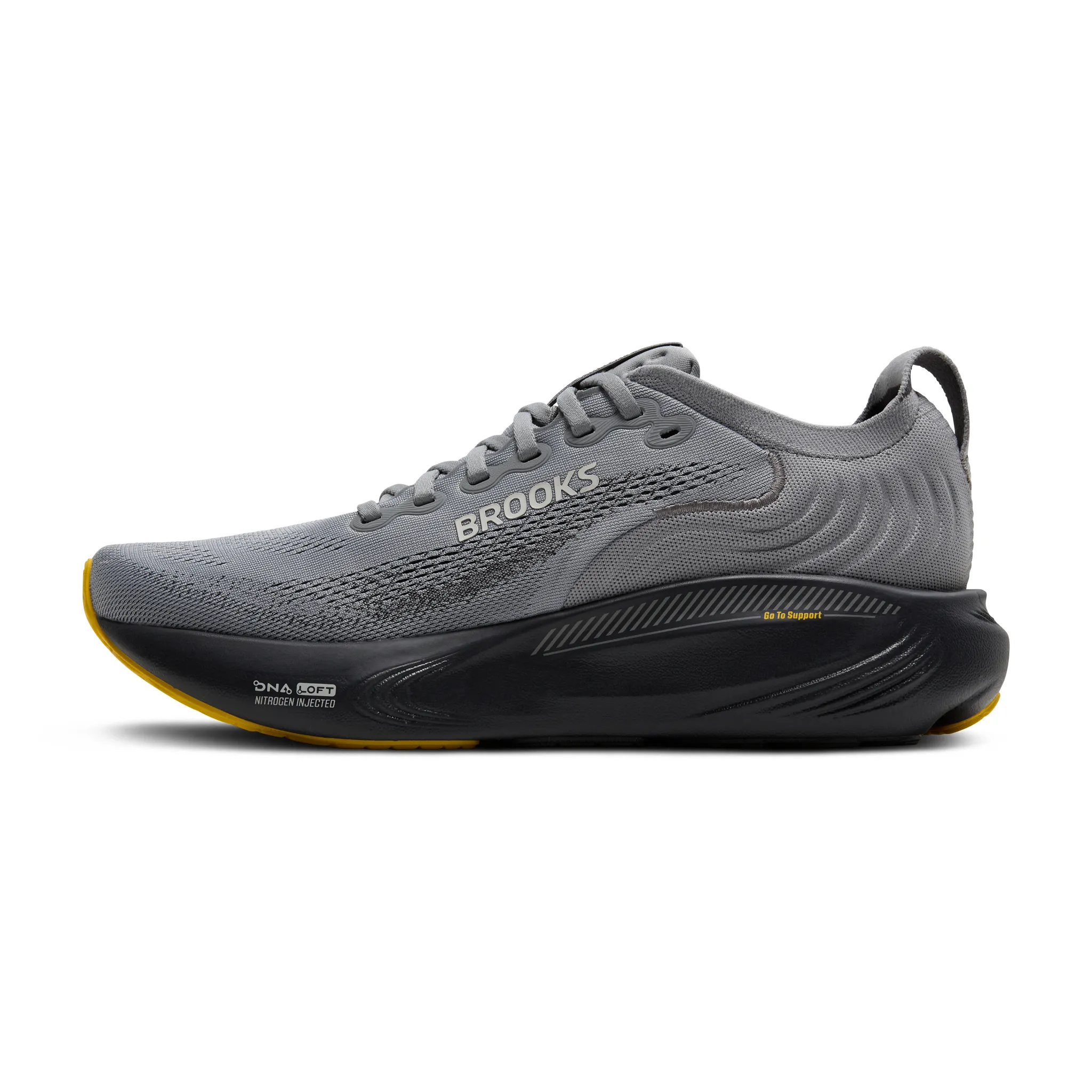 Brooks Men's Adrenaline GTS 25-Primer Grey/Ebony/Jasmin - Image 4