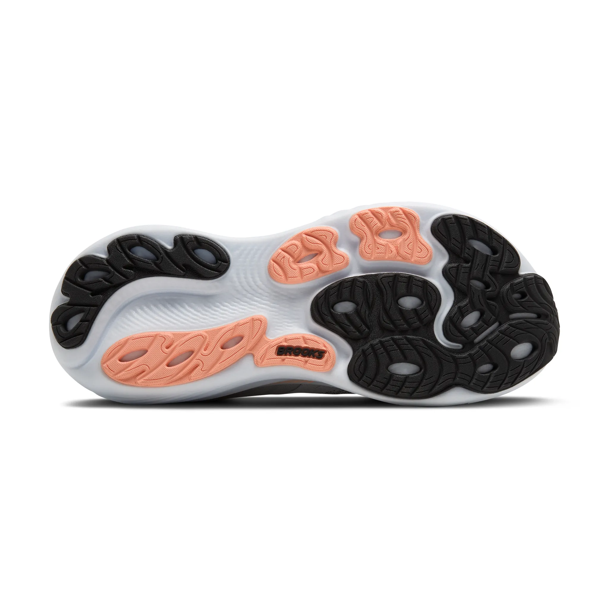 Brooks Women's Adrenaline GTS 25 - Grey/Blackened Pearl/Coral - Image 6