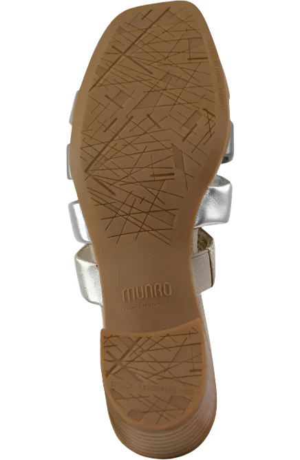 Munro Women's Adrianne Slide-In Sandal - Taupe Metallic - Image 5