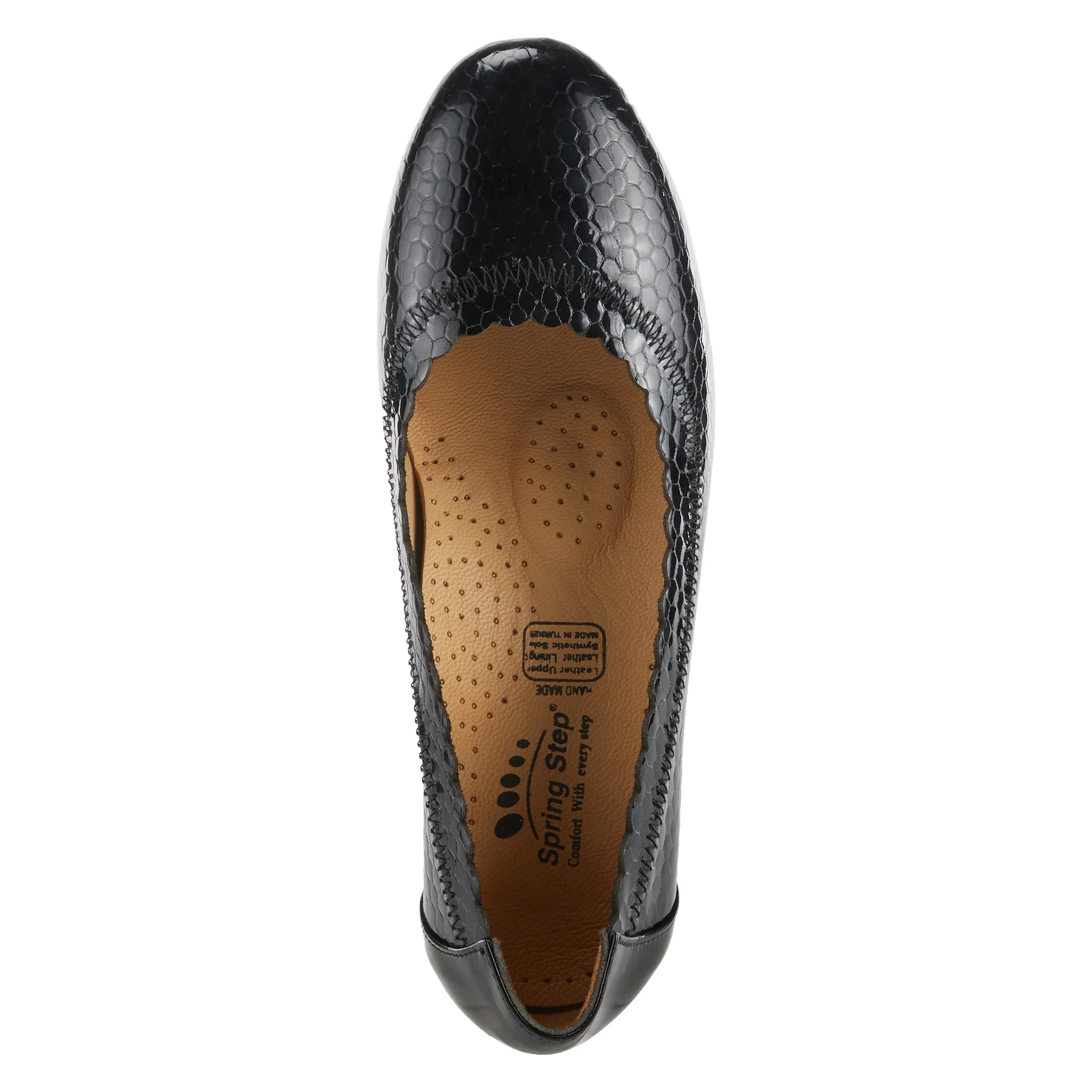 Spring Step Women's Ahemria Dress Pump - Black Patent - Image 5