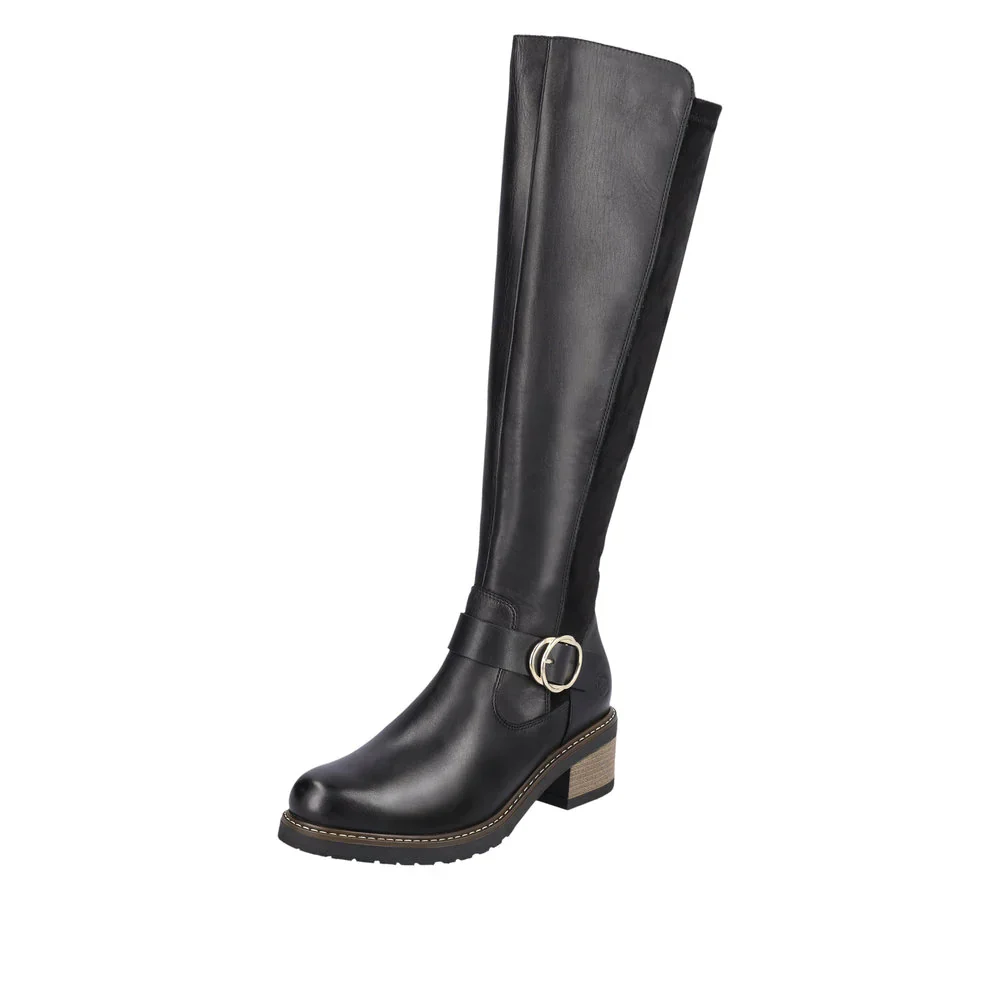 Remonte by Rieker Women's Aida Tall Boot - Black