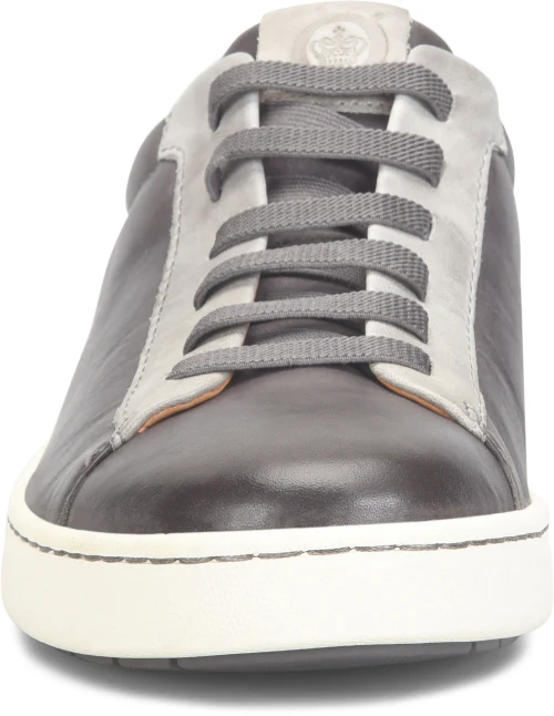 Born Men's Allegheny Slip On Sneaker - Grey/Light Grey - Image 4