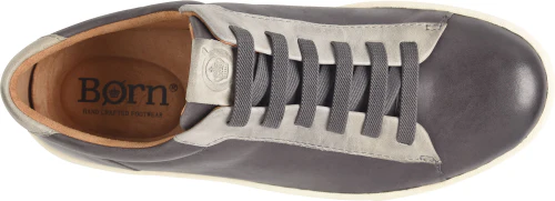 Born Men's Allegheny Slip On Sneaker - Grey/Light Grey - Image 6