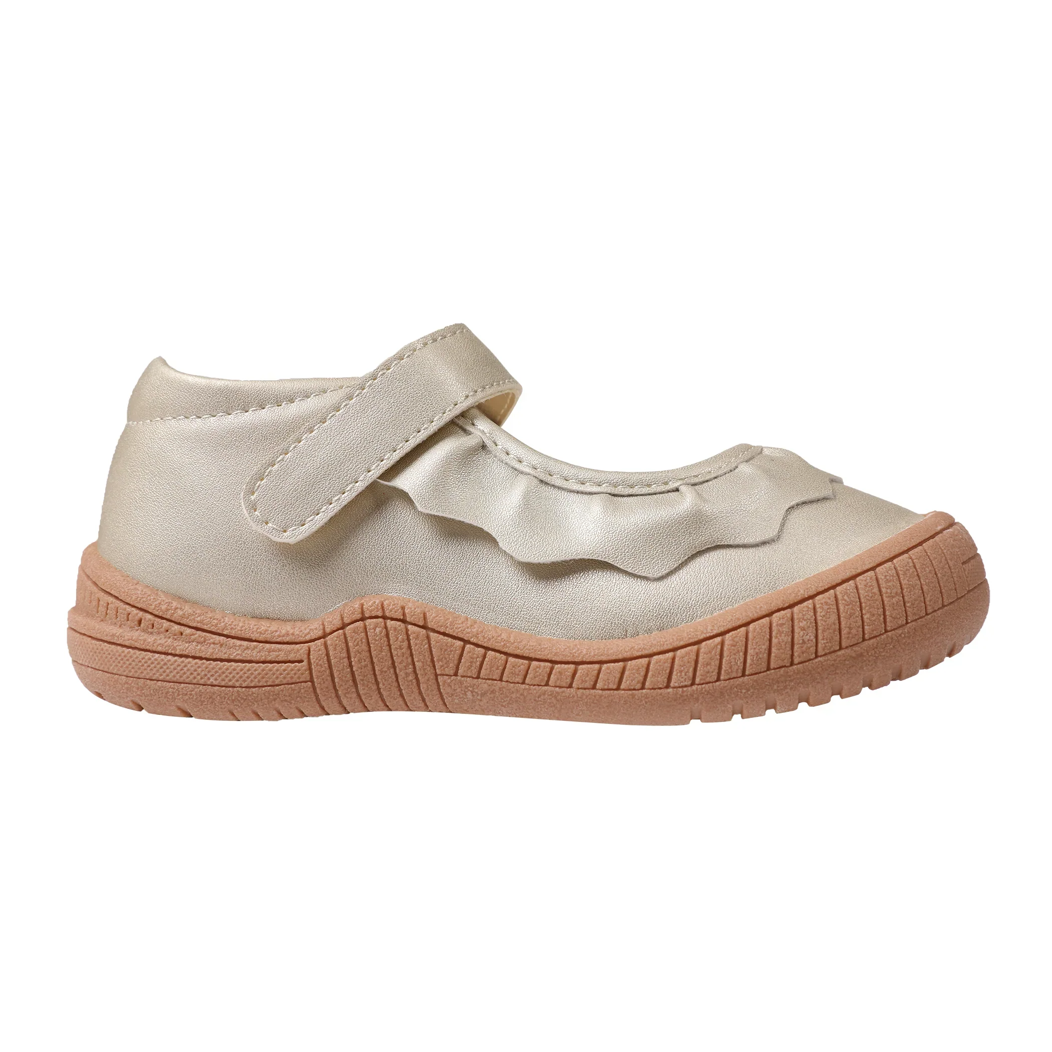 Oomphies Girls' (Sizes 5-3) Amina Mary Jane - Gold - Image 3