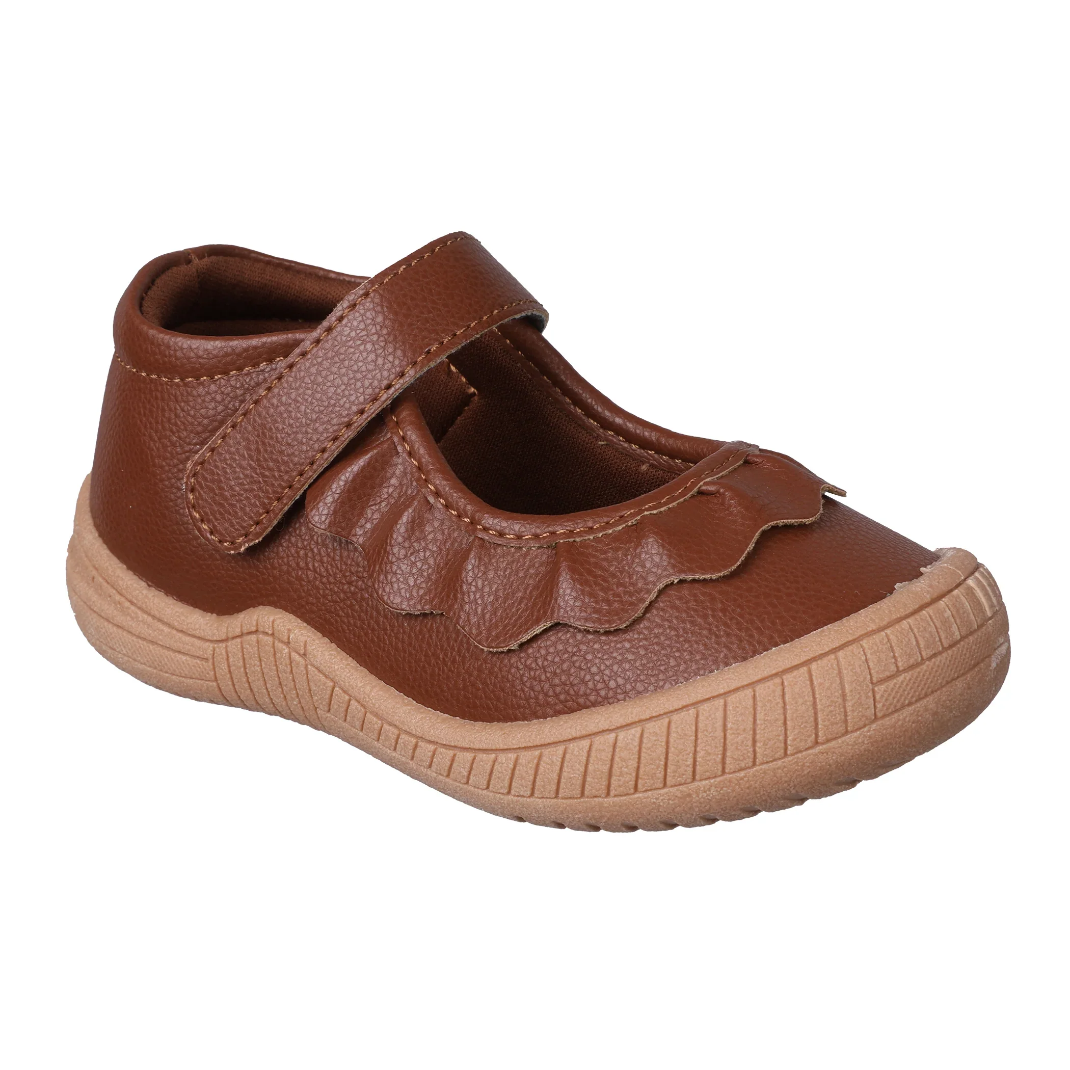 Oomphies Girls' (Sizes 5-3) Amina Mary Jane - Brown - Image 2