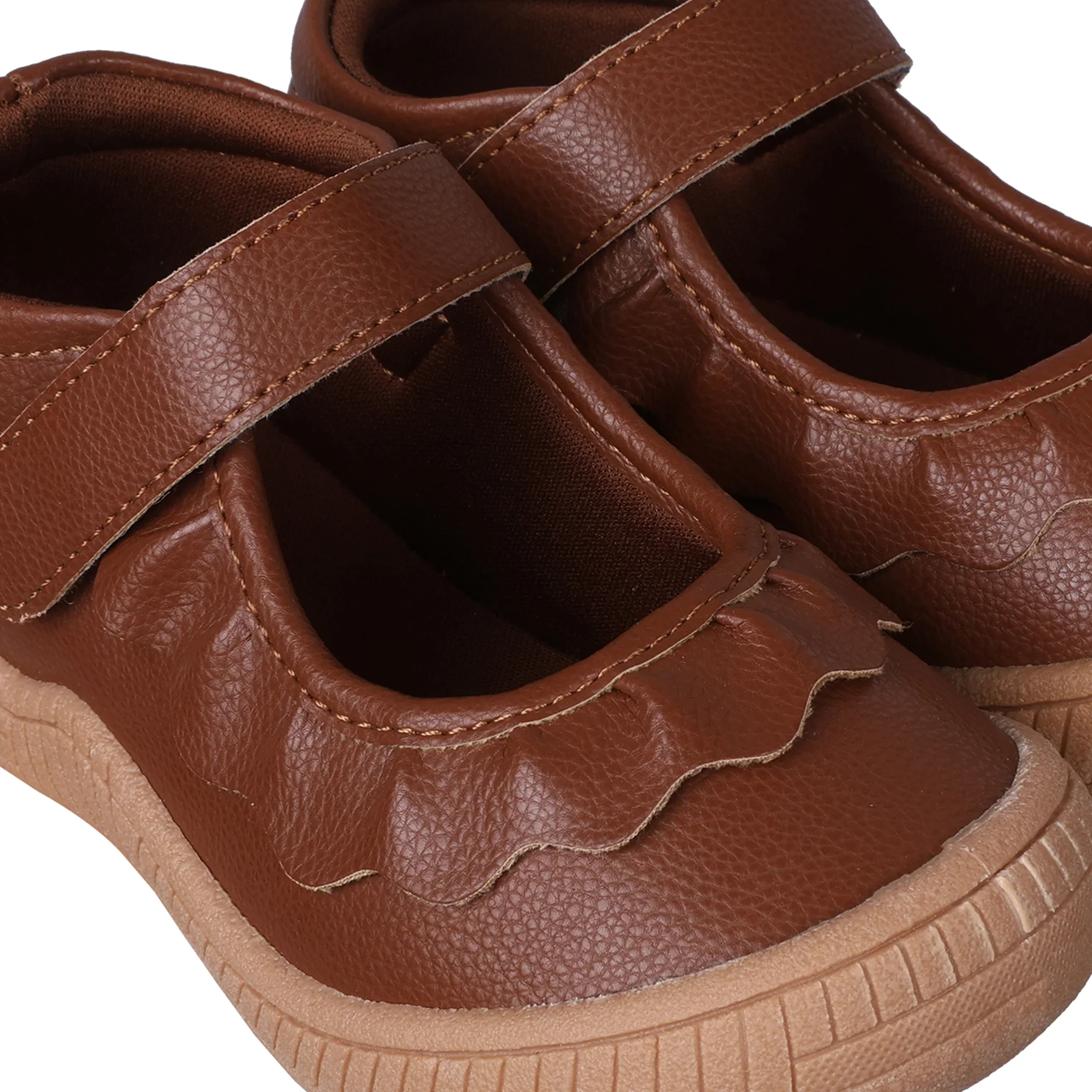 Oomphies Girls' (Sizes 5-3) Amina Mary Jane - Brown - Image 6