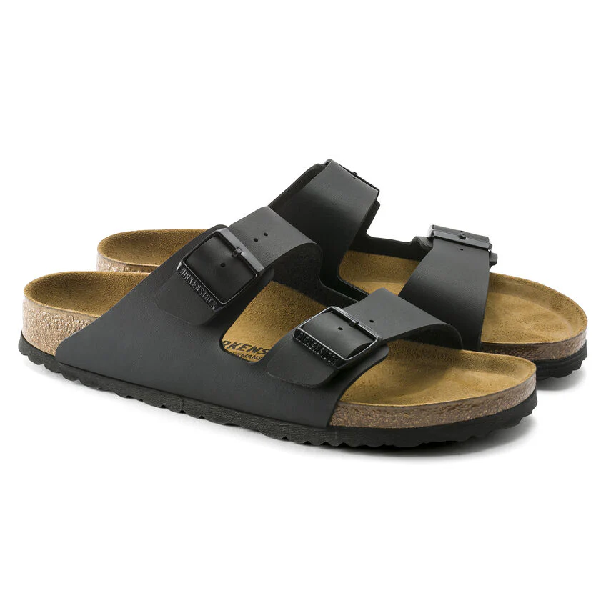 Birkenstock Unisex Arizona Birko-Flor - Black - Image 3