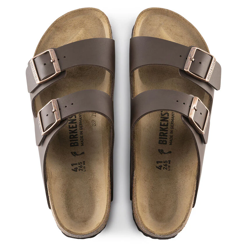 Birkenstock Unisex Arizona Birko-Flor Sandal - Dark Brown - Image 3