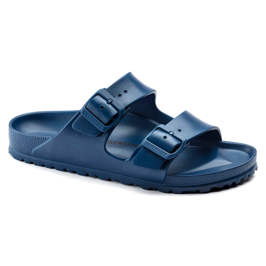 Birkenstock Men's Arizona EVA Regular Wide Sandal - Navy - Image 2