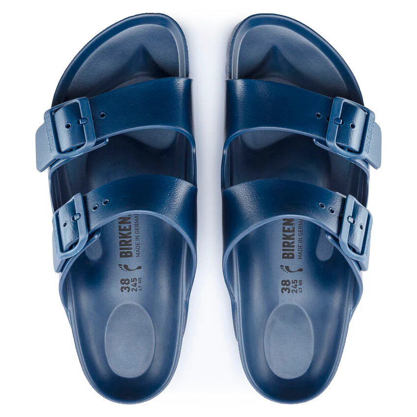Birkenstock Men's Arizona EVA Regular Wide Sandal - Navy - Image 4