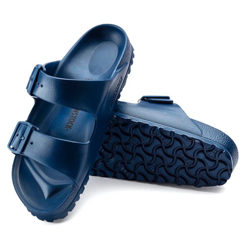 Birkenstock Men's Arizona EVA Regular Wide Sandal - Navy - Image 5
