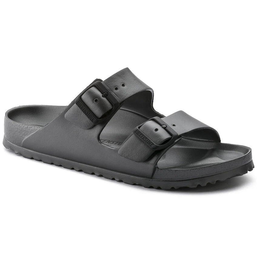 Birkenstock Men's Arizona EVA Sandal - Metallic Anthracite - Image 2