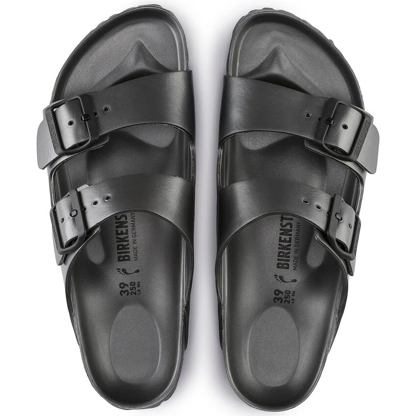 Birkenstock Men's Arizona EVA Sandal - Metallic Anthracite - Image 6