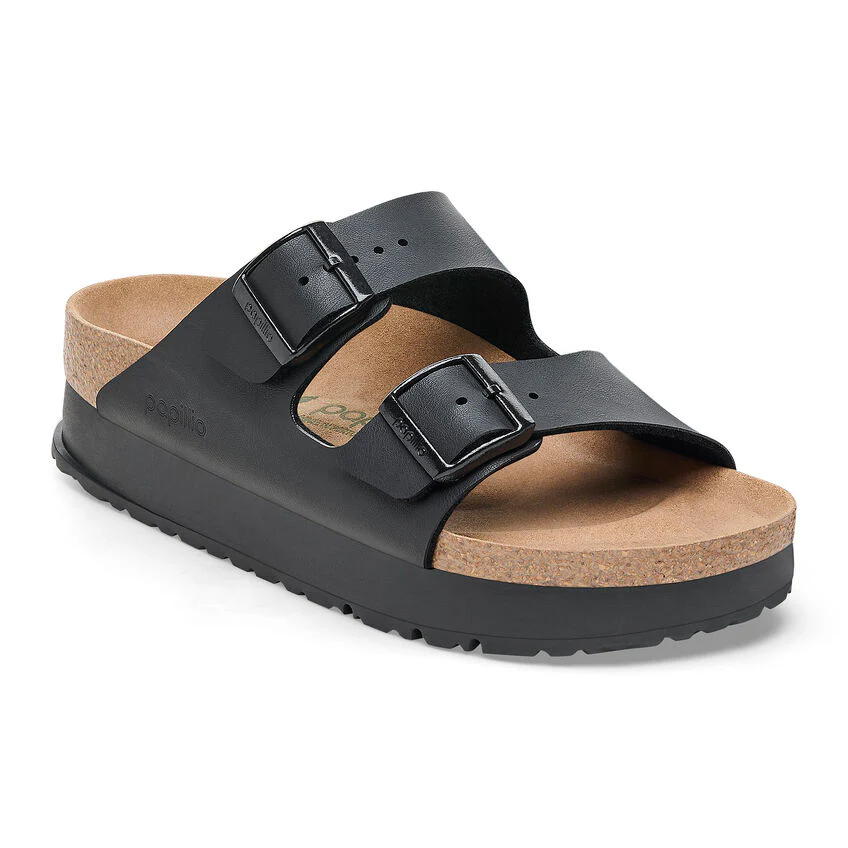 Birkenstock Women's Arizona Flex Platform  - Black - Image 2