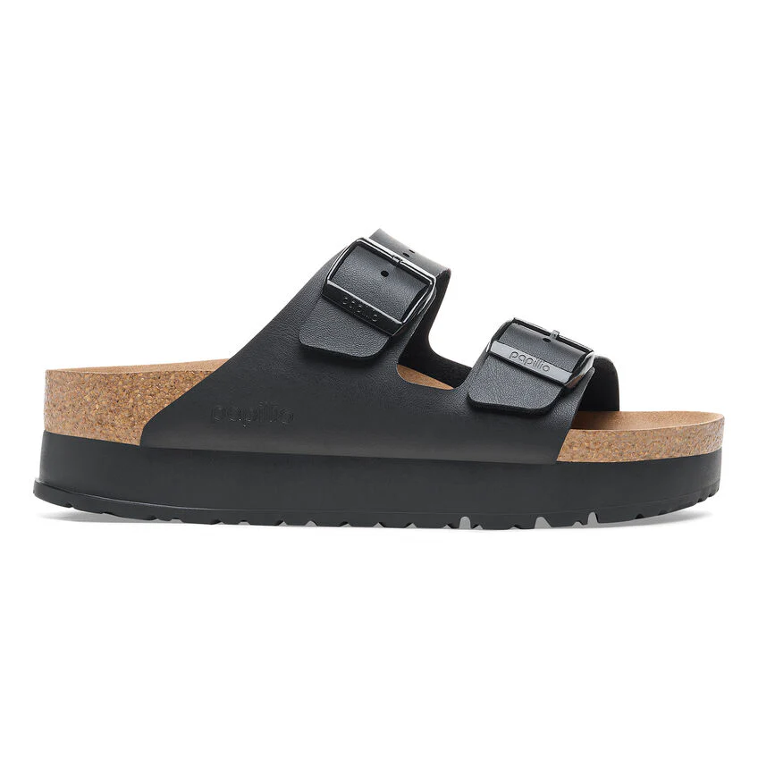 Birkenstock Women's Arizona Flex Platform  - Black - Image 3