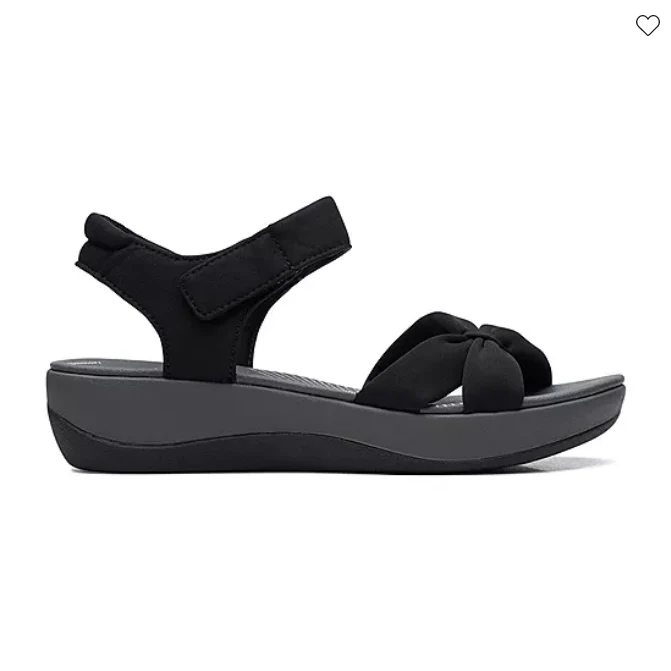 Clarks Women's Arla Shore Sandals - Black - Image 3