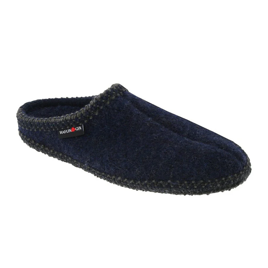 Haflinger Unisex AS (AS20) Soft Sole Slipper - Navy