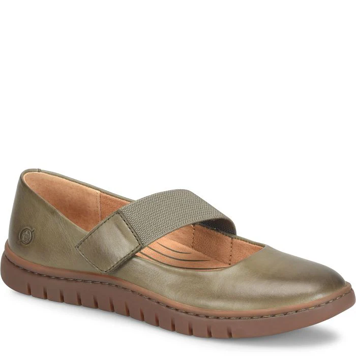 Born Women's Aspen Mary Janes - Green