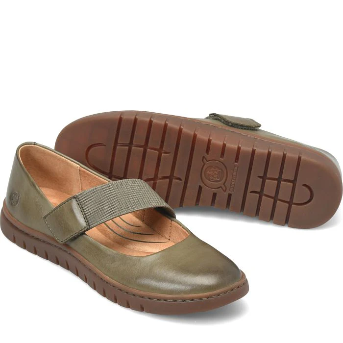 Born Women's Aspen Mary Janes - Green - Image 2