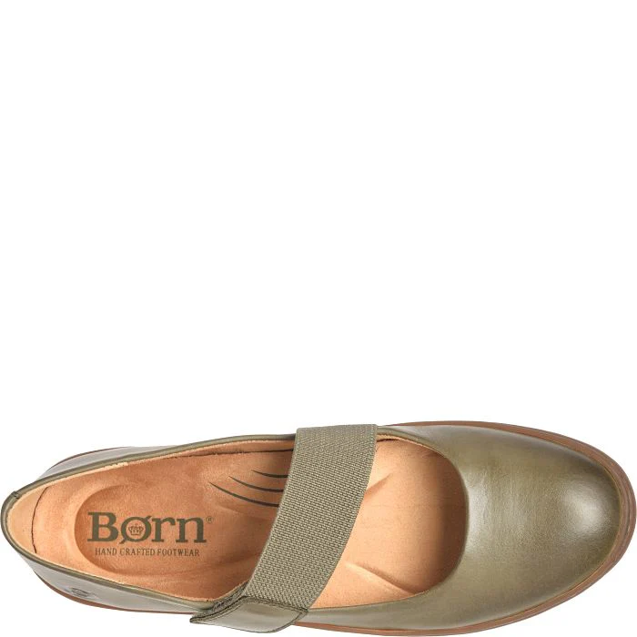Born Women's Aspen Mary Janes - Green - Image 4