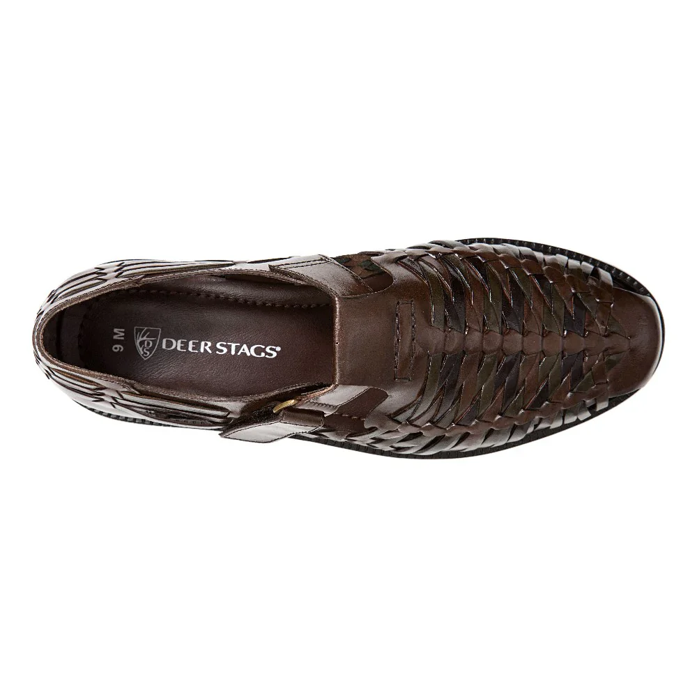 Deer Stags Men's Bamboo Huarache - Brown Multi - Image 4