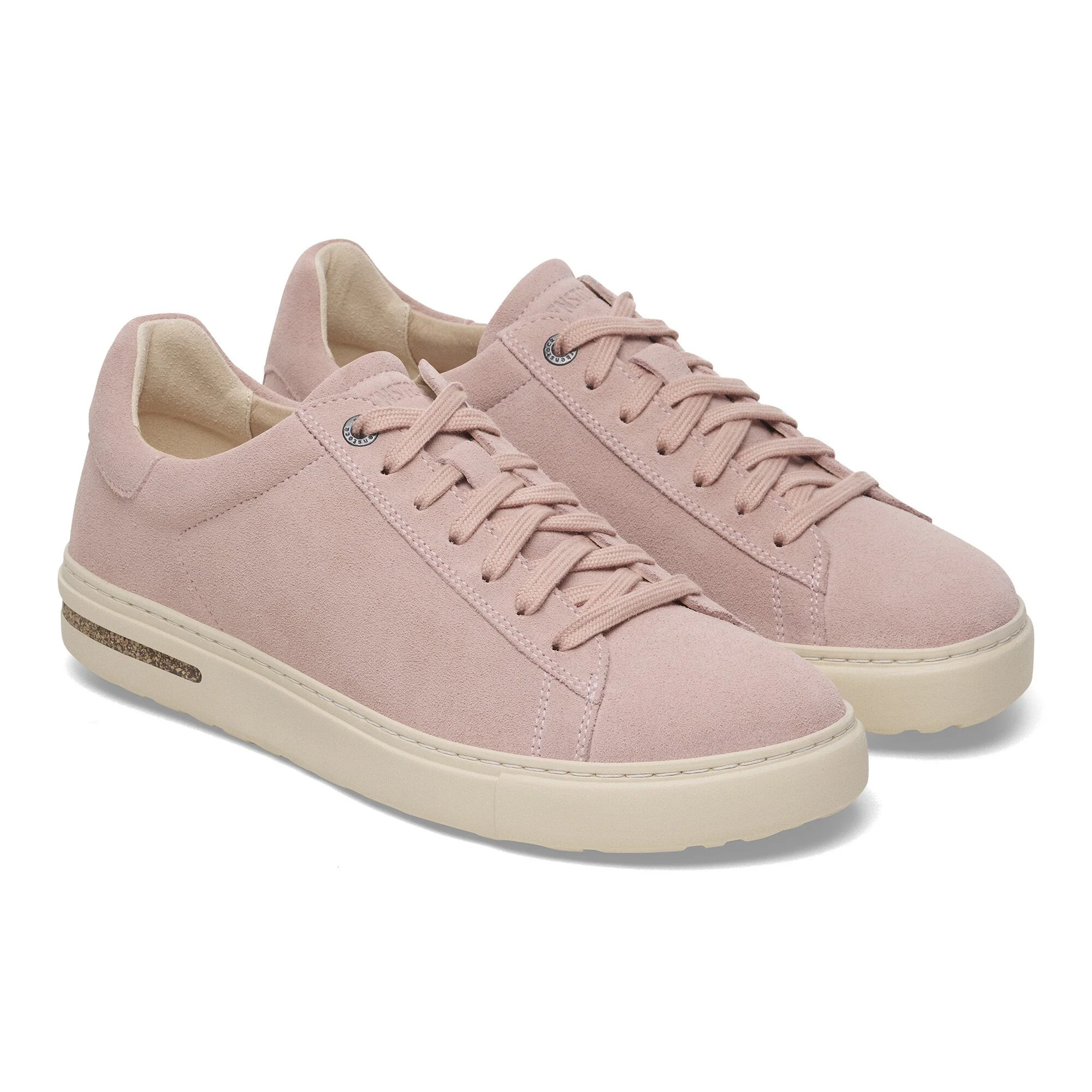 Birkenstock Women's Bend Lace Up Shoe - Suede Leather Light Rose - Image 4