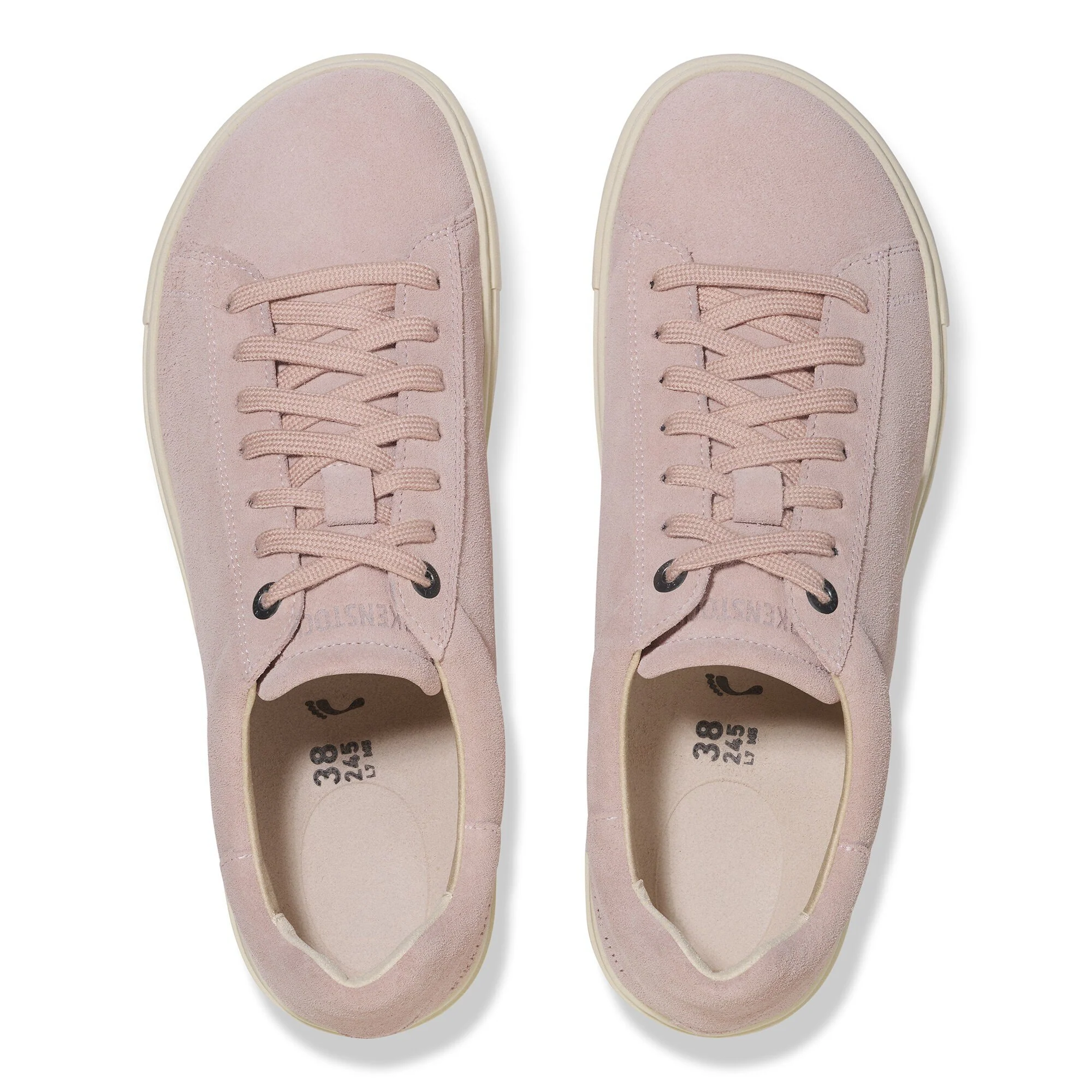 Birkenstock Women's Bend Lace Up Shoe - Suede Leather Light Rose - Image 5