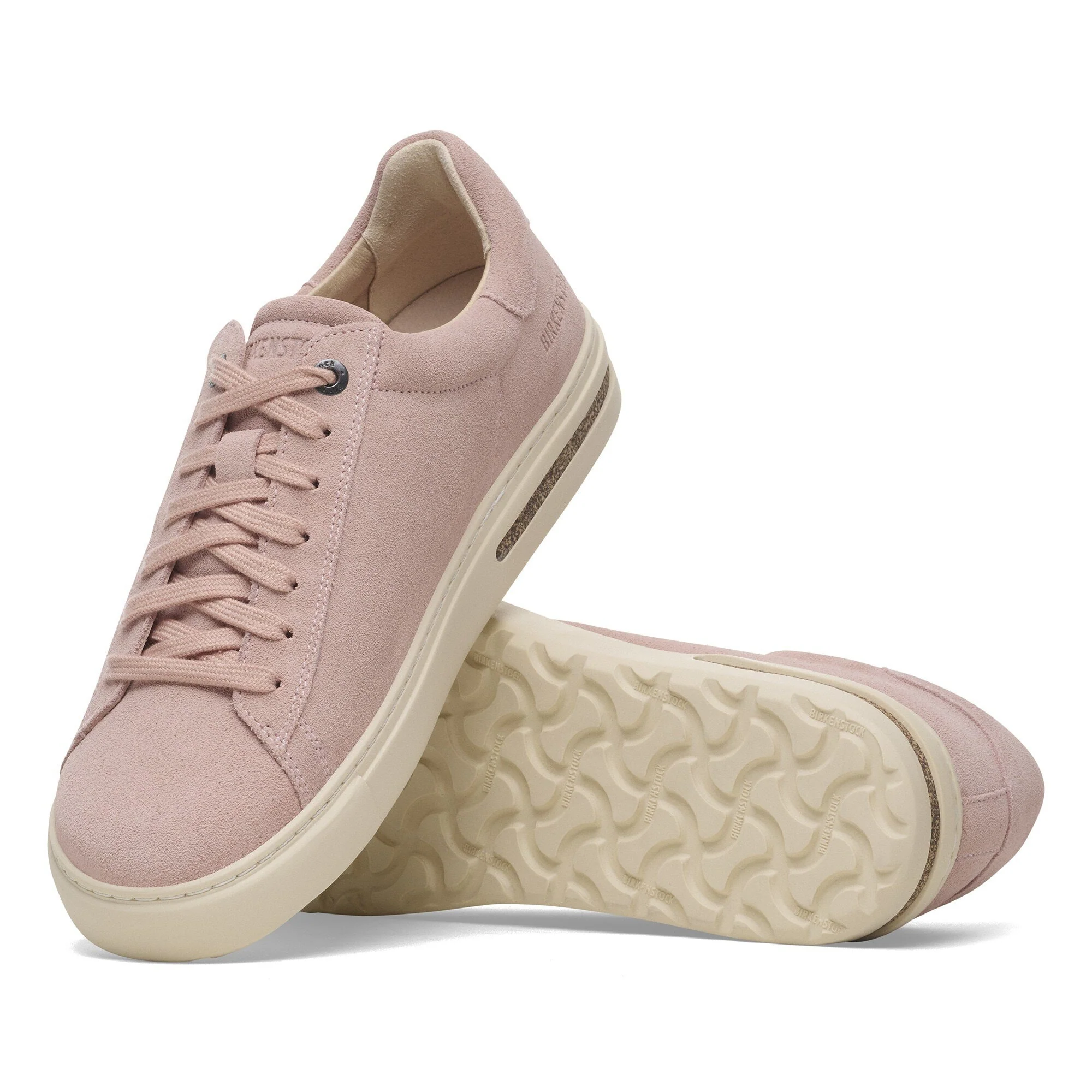 Birkenstock Women's Bend Lace Up Shoe - Suede Leather Light Rose - Image 6