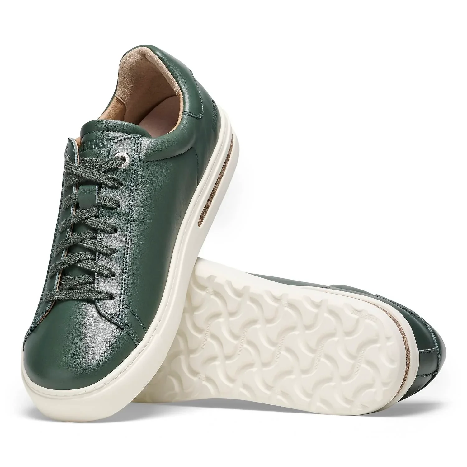 Birkenstock Women's Bend Leather Sneaker - Thyme - Image 4