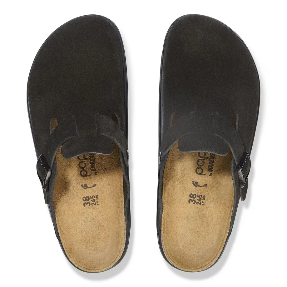 Papillio by Birkenstock Women's Boston Chunky Clog - Black Suede - Image 5
