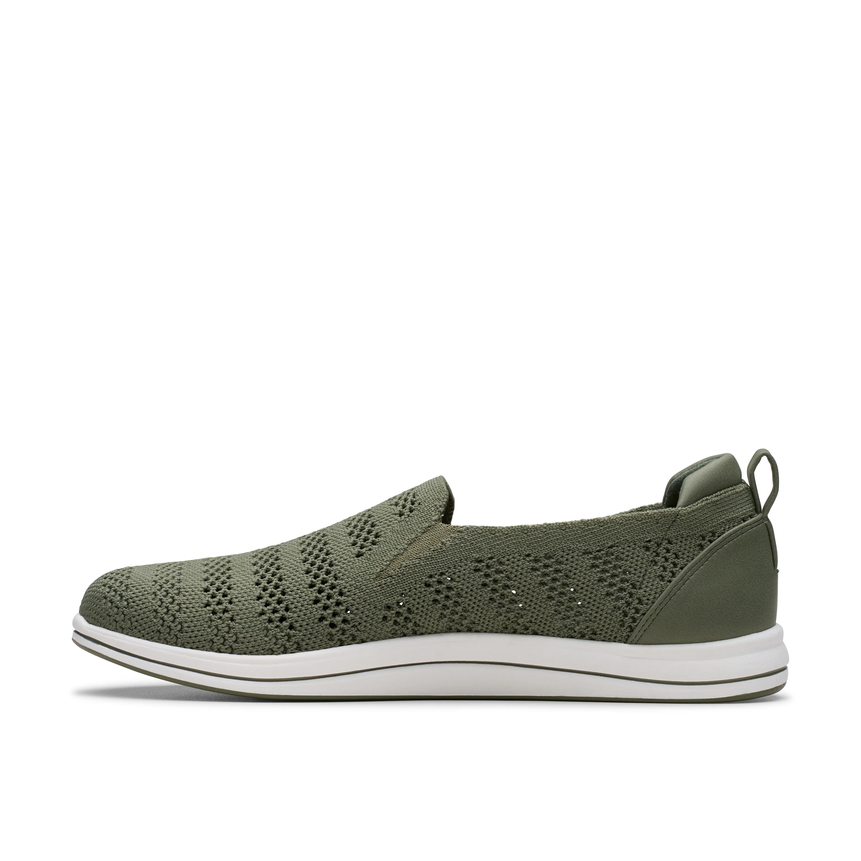 Clarks Women's Breezey Izzy Open Air Shoe - Olive - Image 2