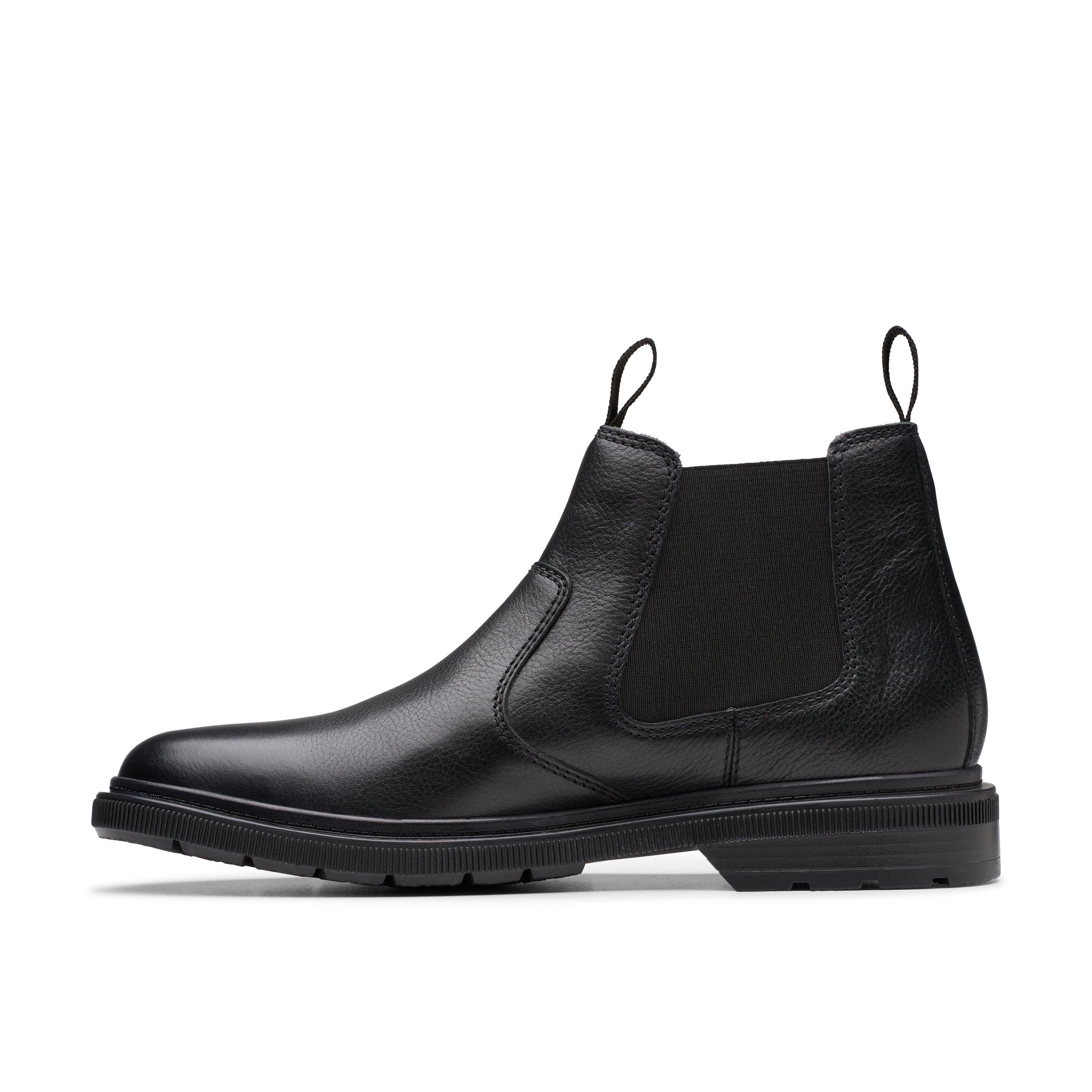 Clarks Men's Burchill Up Chelsea Boot - Black - Image 2