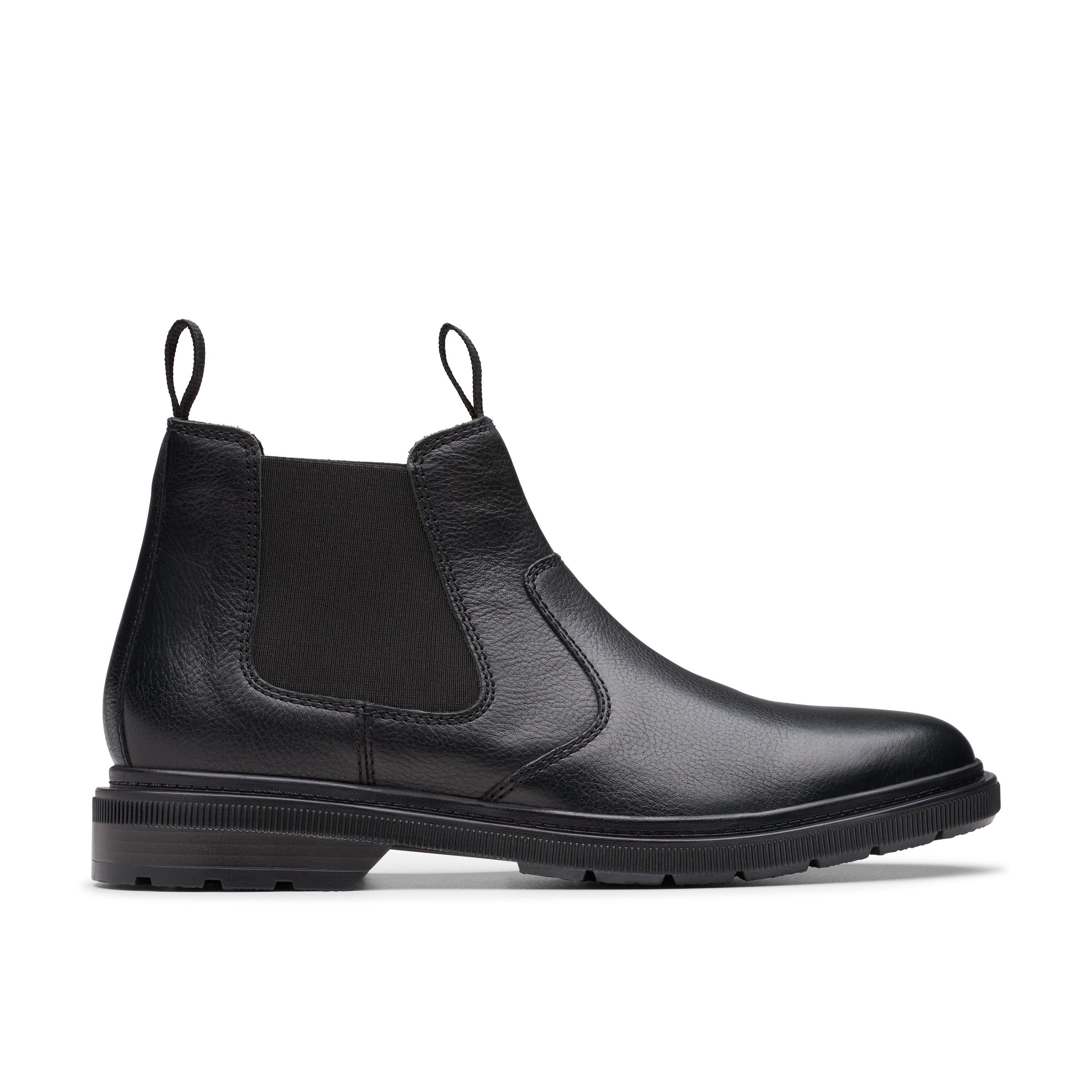 Clarks Men's Burchill Up Chelsea Boot - Black - Image 3