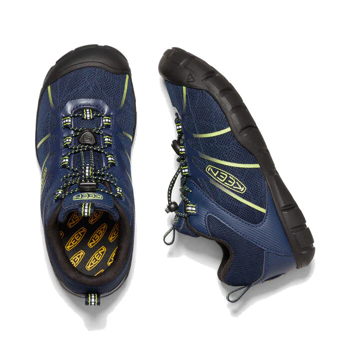 KEEN Big Kids' Chandler 2 CNX Sneaker - Black Iris/Evening Primrose - Image 3