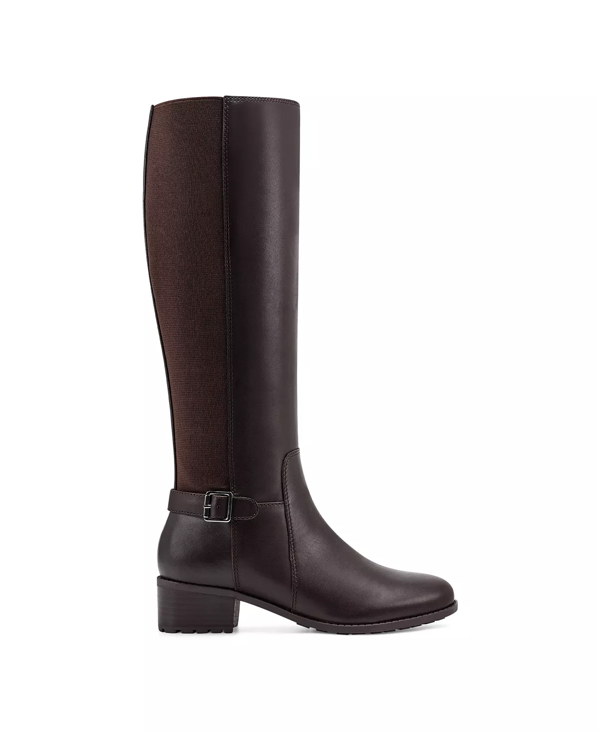 Easy Spirit Chaza Tall Boots - Dark Brown - Image 2