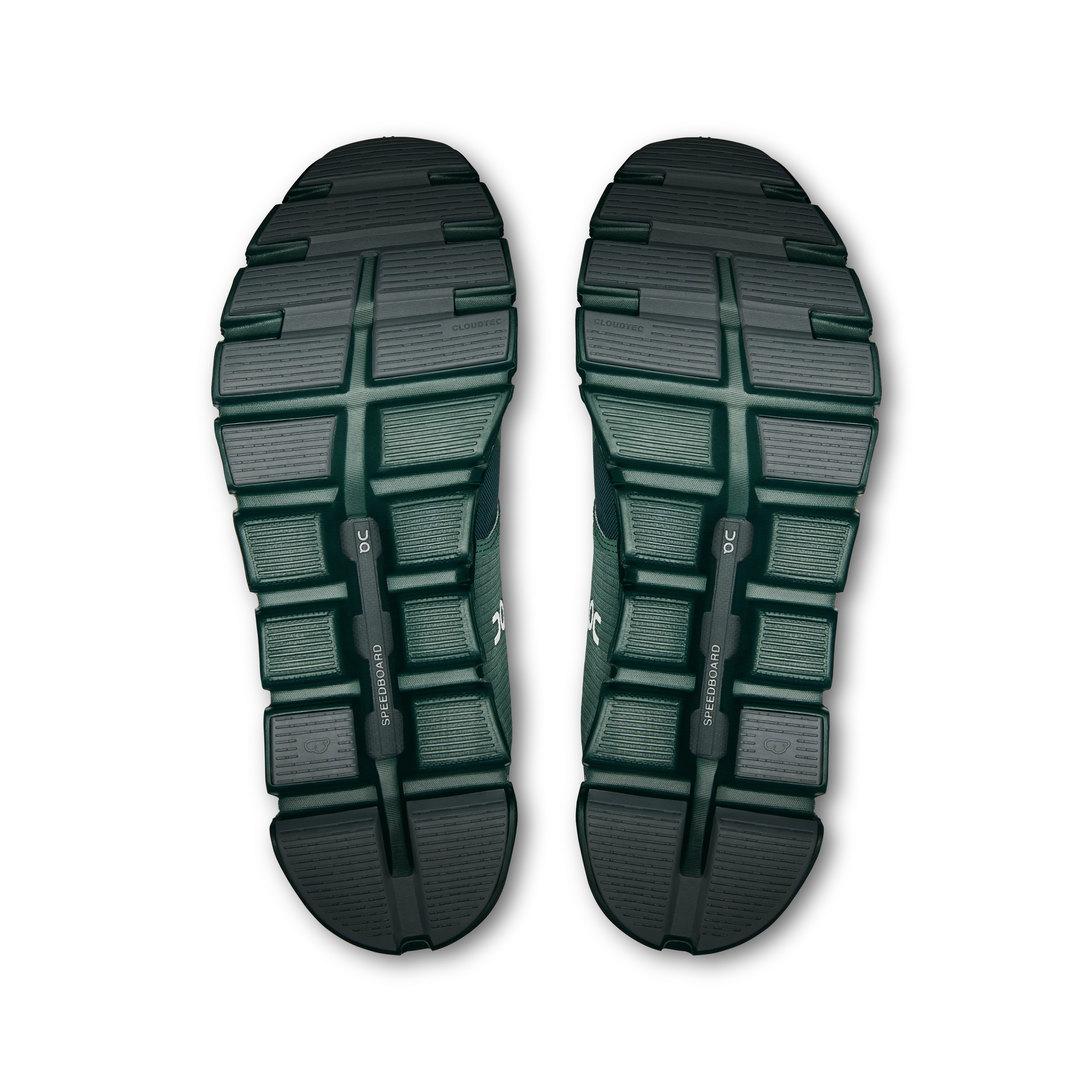 On Running Men's Cloud 6 Waterproof Runnig Shoes - Olive/Evergreen - Image 3