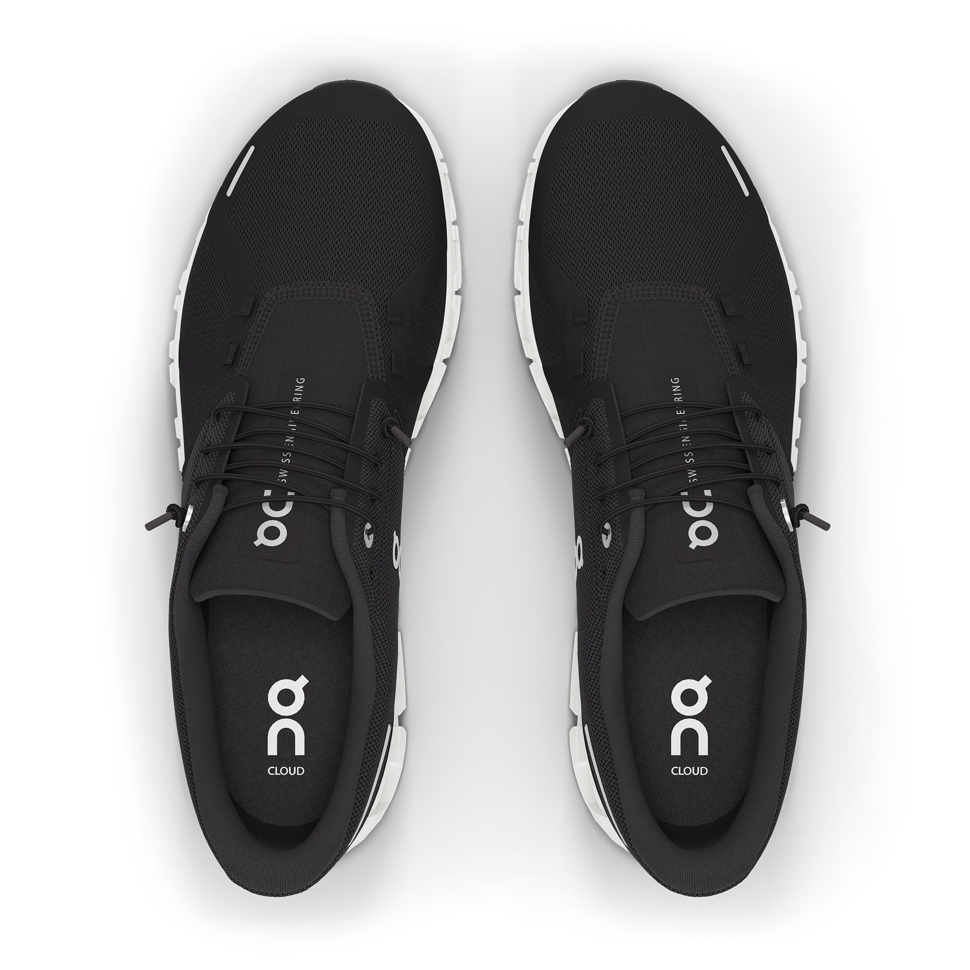 On Women's Athletic Cloud 6 - Black/White - Image 5
