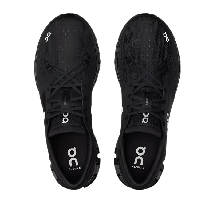On Running Men's Cloud X 4 Sneaker - Black Ecllipse - Image 4