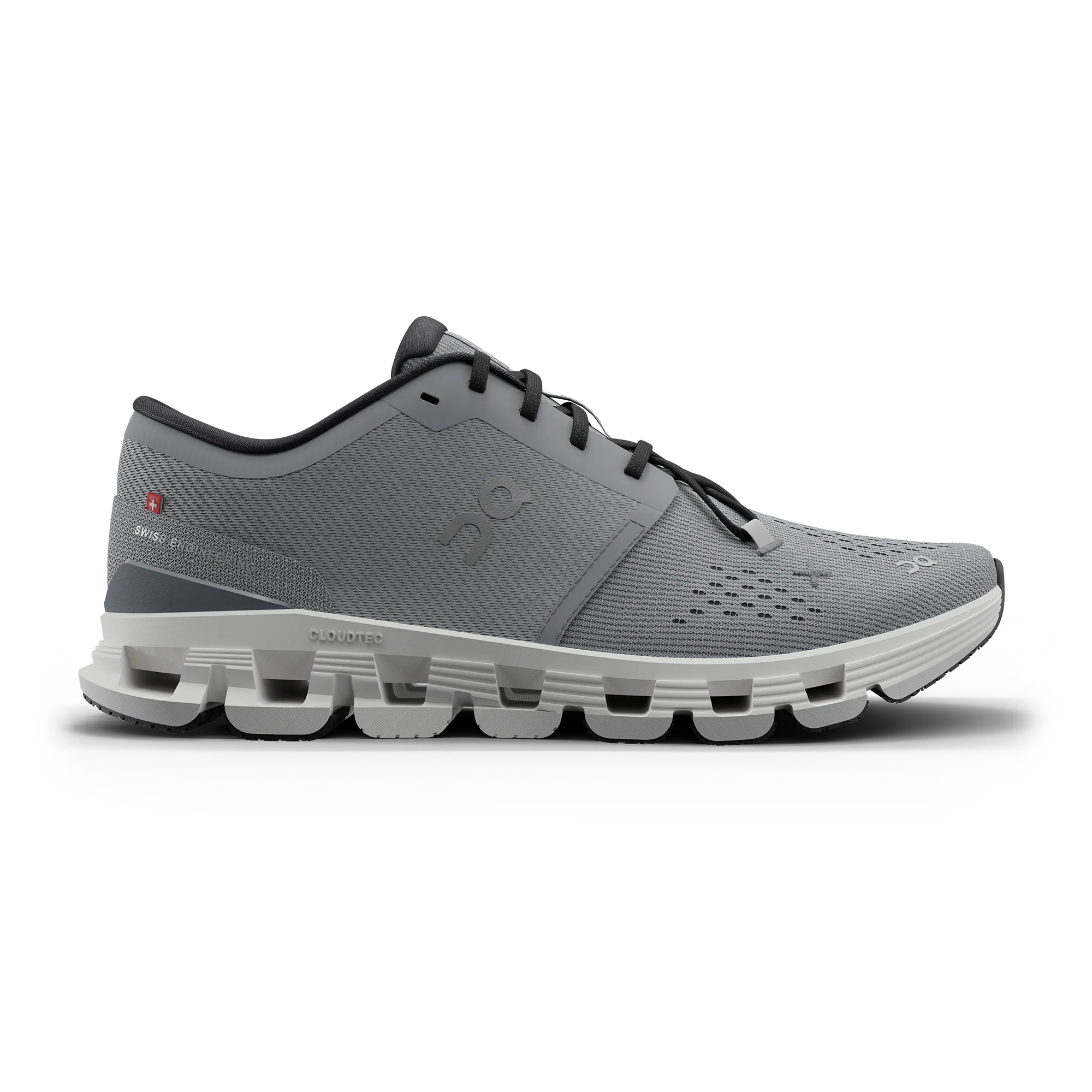 On Running Men's Cloud X 4 Dynamic Workout Shoe - Glacier/Stone - Image 3