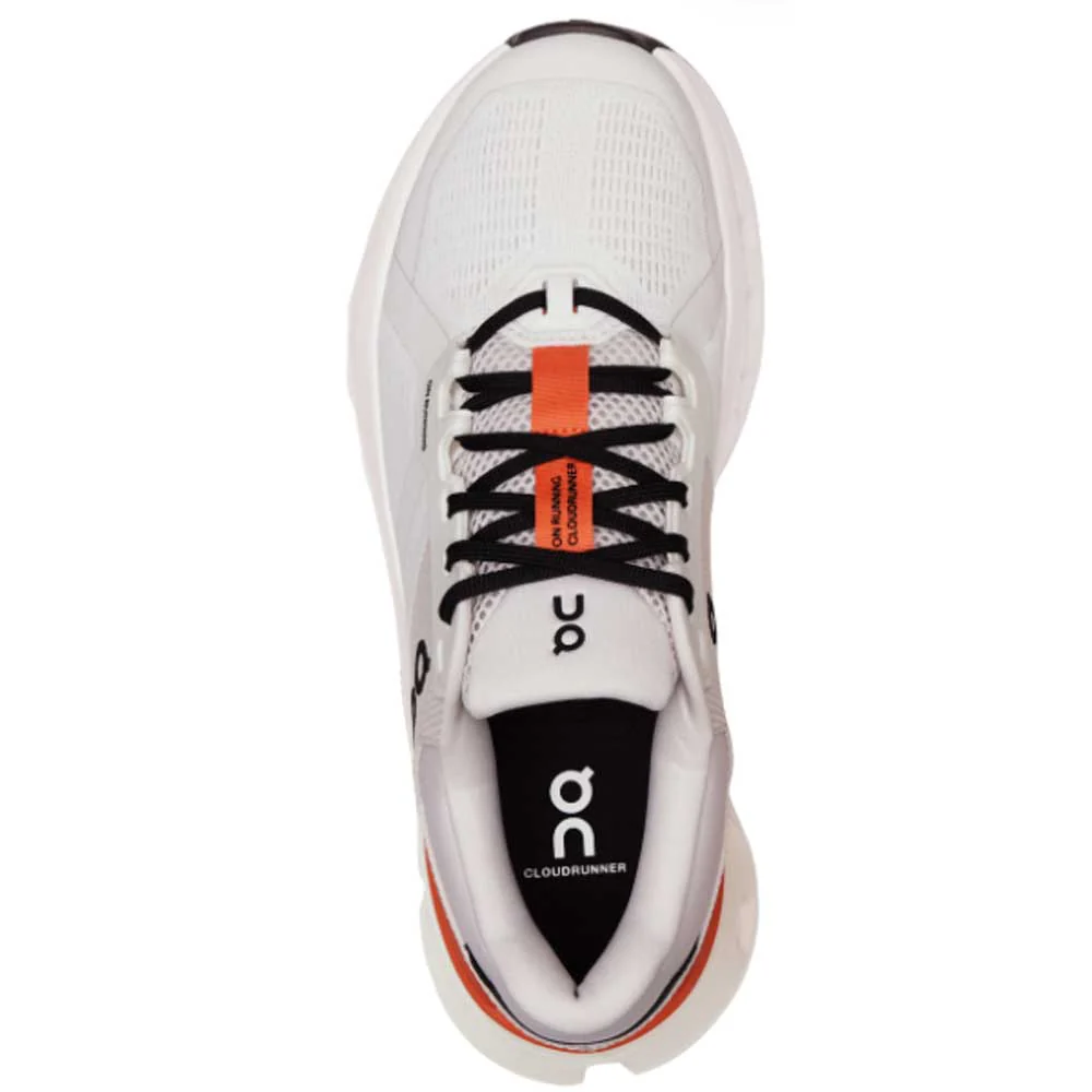 On Running Women's Cloudrunner 2 Sneaker - White/Sand - Image 4