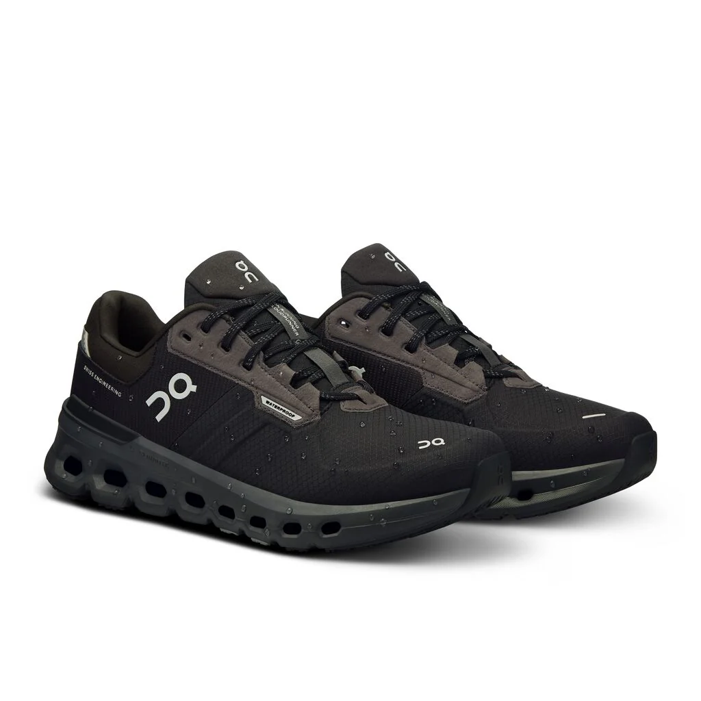 On Running Women's Cloudrunner 2 Waterproof Sneaker - Magnet/Black