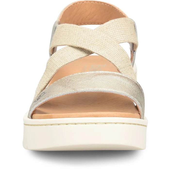 Born Women's Kasady Sandal - Light Gold Metallic (Panna Cotta) - Image 7