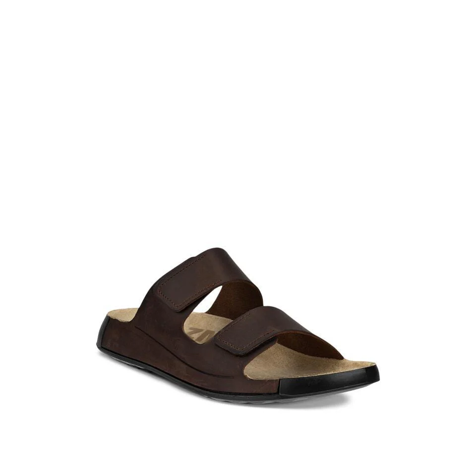 Ecco Men's Cozmo 2-Strap Sandal - Potting Soil
