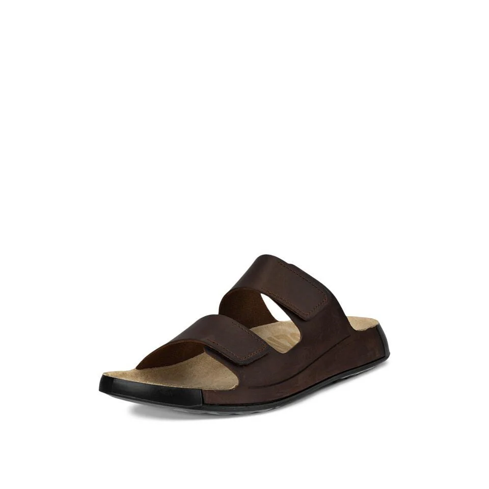 Ecco Men's Cozmo 2-Strap Sandal - Potting Soil - Image 4