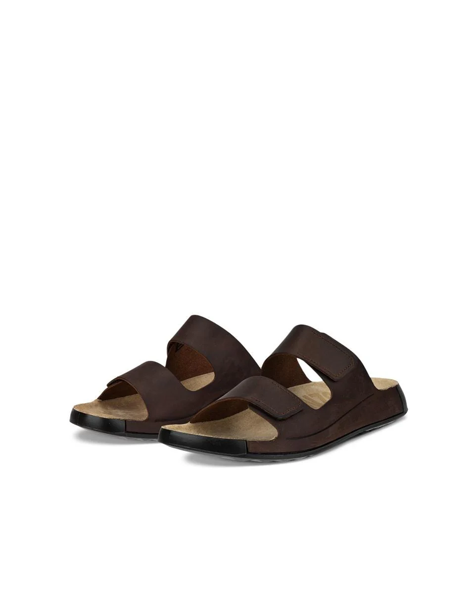 Ecco Men's Cozmo 2-Strap Sandal - Potting Soil - Image 5